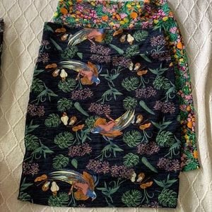 LULA ROE XL knee length pencil skirts x2